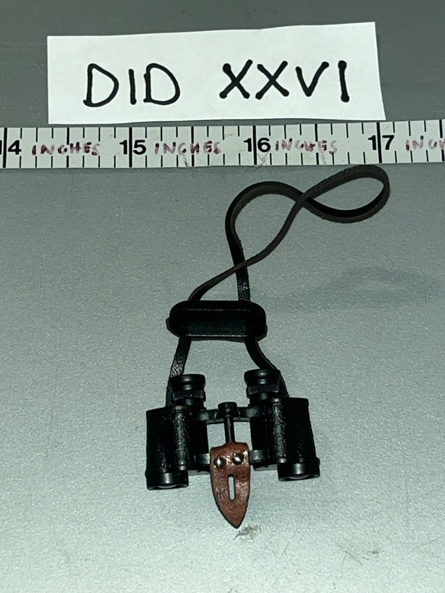 1/6 Scale WWII German Binoculars with Neck Strap - WWII German Polizei Division DID DID XXVI