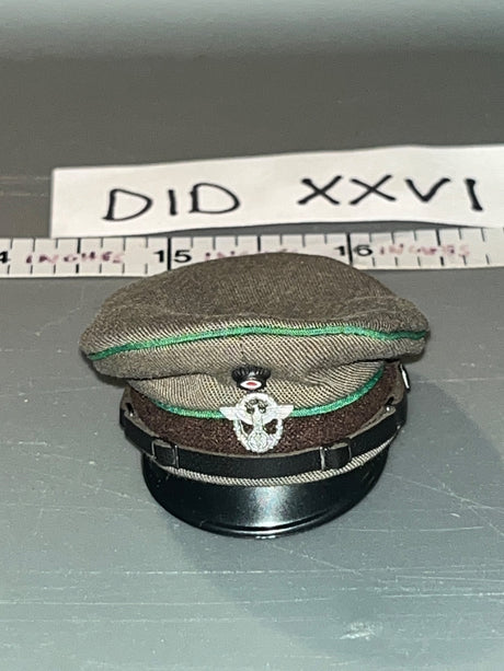 1/6 Scale WWII German German Police Visor Cap - WWII German Polizei Division DID DID XXVI
