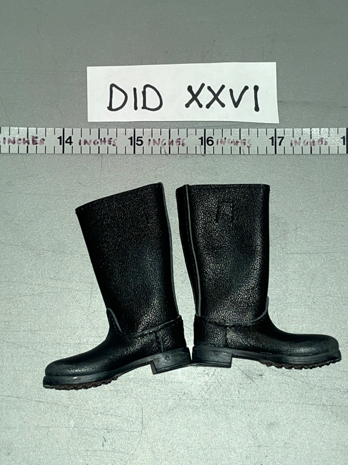 1/6 Scale Modern Era Tall Riding Boots Pair - WWII German Polizei Division DID DID XXVI