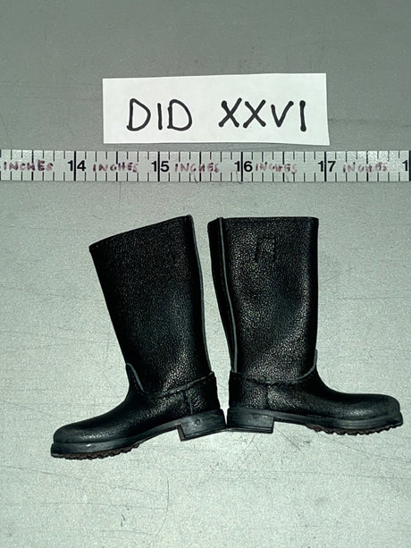 1/6 Scale Modern Era Tall Riding Boots Pair - WWII German Polizei Division DID DID XXVI