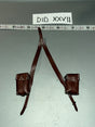 1/6 Scale WWII German Double Ammunition Pouch Set with Y-Strap Suspender - WWII German Polizei Division DID DID XXVII