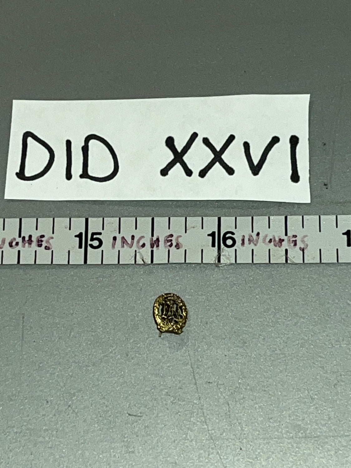1/6 Scale Modern Era US Police Badge Pin - WWII German Polizei Division DID DID XXVI