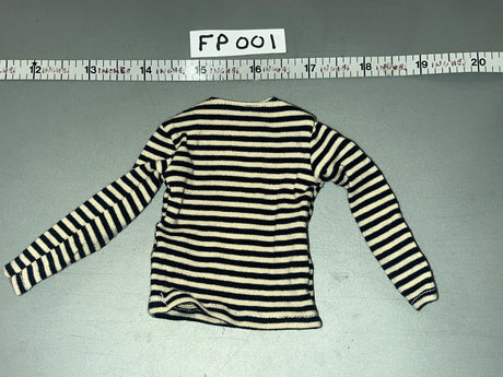 1/6 Scale Modern Era US Striped Long Sleeve Shirt - WWII Russian Soviet Naval Infantry - FP021 Facepool FP001