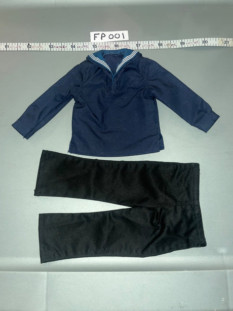 1/6 Scale Modern Era US Navy Sailor Uniform Set - WWII Russian Soviet Naval Infantry - FP021 Facepool FP001