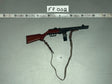 1/6 Scale WWII Russian PPSh-41 Submachine Gun with Sling - WWII Russian Soviet Naval Infantry - FP021 Facepool FP 002