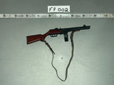 1/6 Scale WWII Russian PPSh-41 Submachine Gun with Sling - WWII Russian Soviet Naval Infantry - FP021 Facepool FP 002