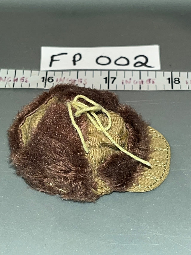 1/6 Scale WWII German Fur Cap - Korean War Chinese Infantryman - Crossing the Yalu FP022 Facepool