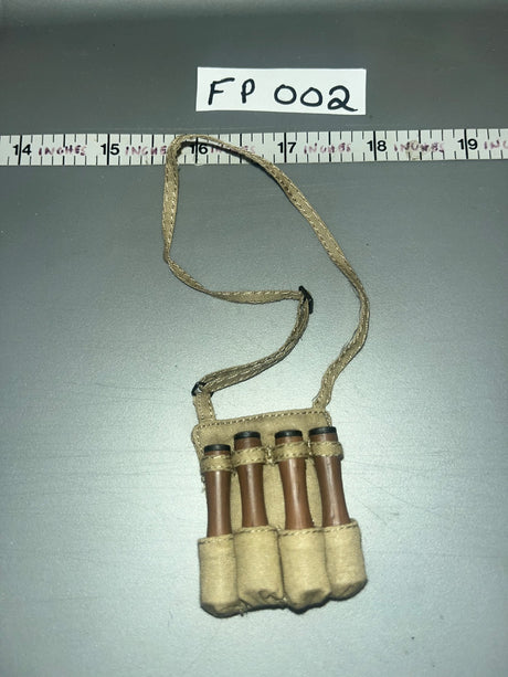 1/6 Scale Chicom Stick Grenade Carrier - Korean War Chinese Infantryman - Crossing the Yalu FP022 Facepool