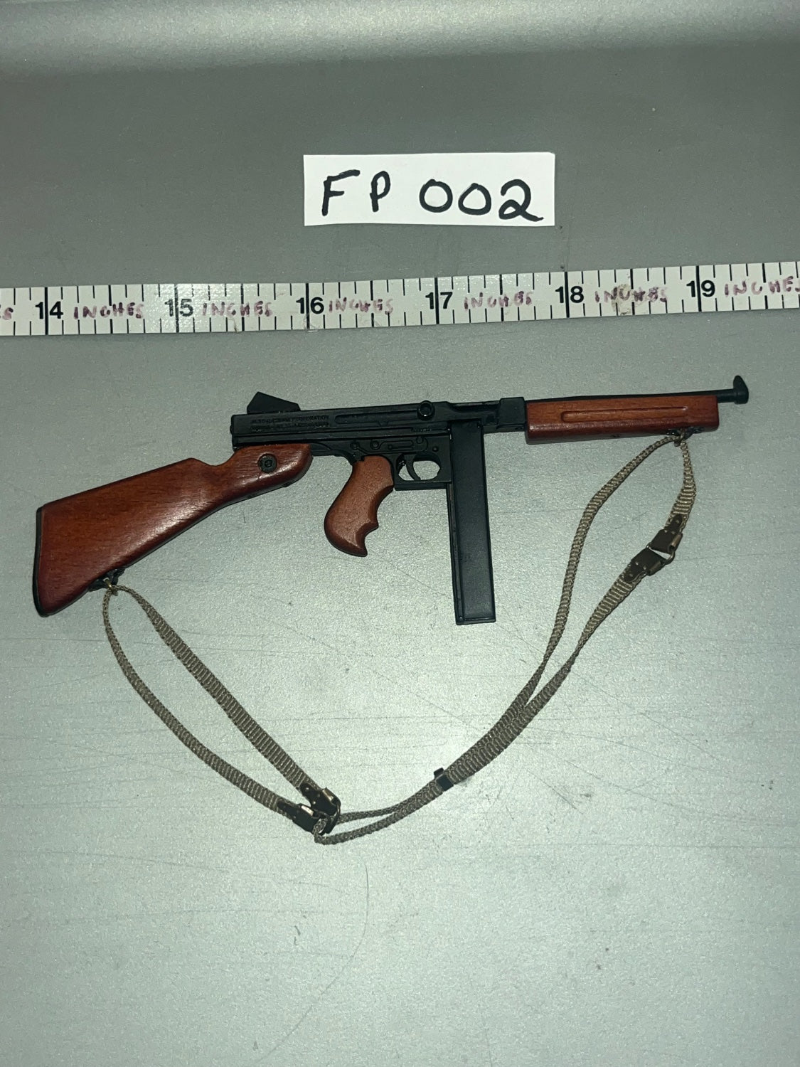 1/6 Scale WWII US Submachine Gun with Sling - Korean War Chinese Infantryman - Crossing the Yalu FP022 Facepool