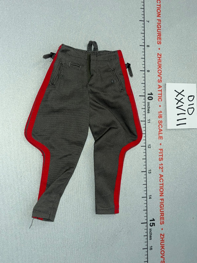 1/6 Scale WWII German Breeches with Red Stripe - Wehrmacht Officer – Otto Remer D80194 DID