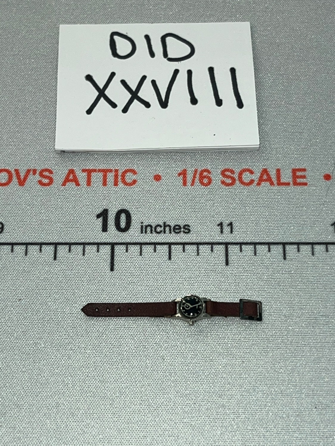 1/6 Scale WWII German Wristwatch - Wehrmacht Officer – Otto Remer D80194 DID
