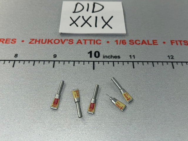1/6 Scale WWII US Syrette Injectors Set - 1/6 WWII US 2nd Ranger Battalion Medic Wade DID A80189