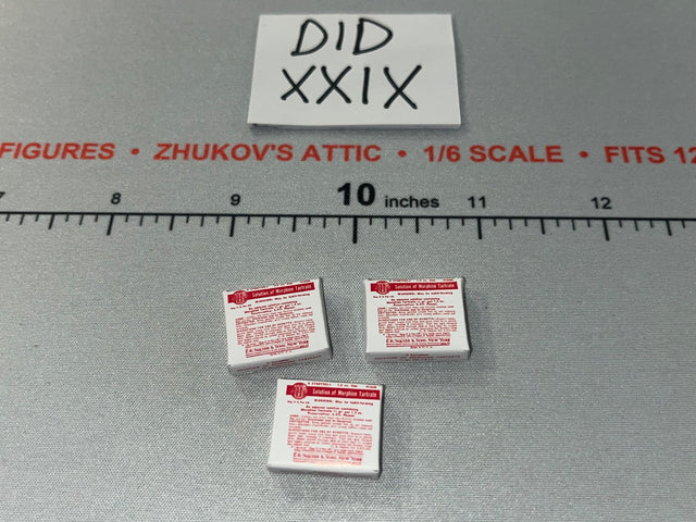 1/6 Scale WWII US Morphine Syrette Boxes - 1/6 WWII US 2nd Ranger Battalion Medic Wade DID A80189