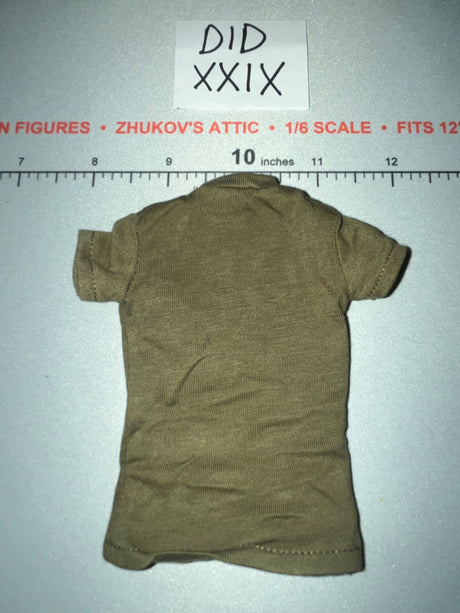 1/6 Scale WWII US Short Sleeve Undershirt - 2nd Ranger Battalion Medic Wade DID A80189