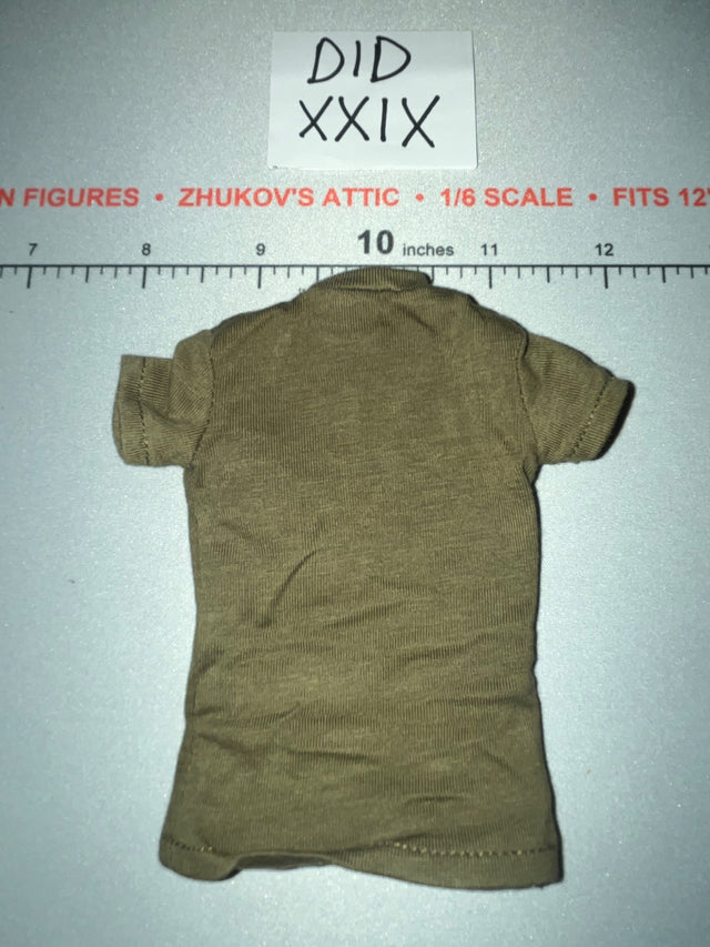1/6 Scale WWII US Short Sleeve Undershirt - 1/6 WWII US 2nd Ranger Battalion Medic Wade DID A80189