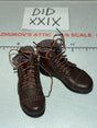 1/6 Scale WWII British Combat Boots Pair - 1/6 WWII US 2nd Ranger Battalion Medic Wade DID A80189