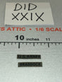 1/6 Scale WWII US Name Tapes Set - V80184 1/6 Vietnam War U.S. Army – Colonel James DID