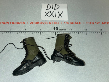 1/6 Scale Vietnam US Combat Boots Pair - V80184 Vietnam War U.S. Army – Colonel James DID