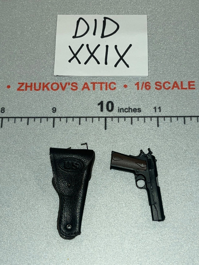 1/6 Scale WWII US Pistol and Holster Set - V80184 1/6 Vietnam War U.S. Army – Colonel James DID