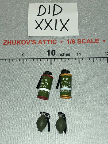 1/6 Scale Vietnam Era US Grenades Set - V80184 Vietnam War U.S. Army – Colonel James DID