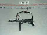 1/6 Scale WWII German Submachine Gun with Sling - WWII German 9th. Panzer Division UD9060 Ujindou