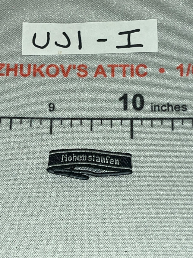 1/6 Scale WWII German Hohenstaufen Cuff Title - WWII German 9th. Panzer Division UD9060 Ujindou