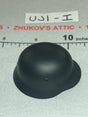 1/6 Scale WWII German M35 Steel Helmet - WWII German 9th. Panzer Division UD9060 Ujindou