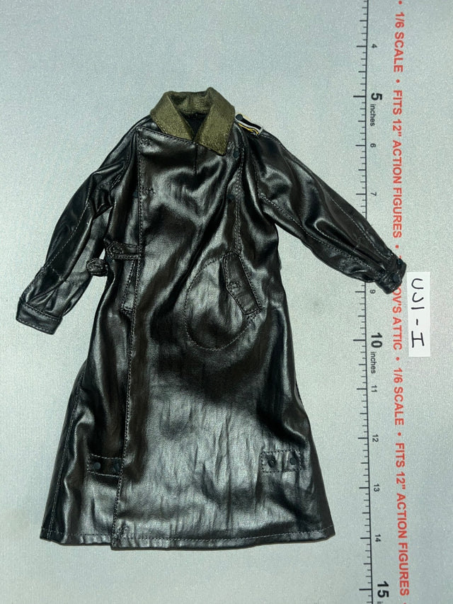 1/6 Scale WWII German Long Trench Coat - WWII German 9th. Panzer Division UD9060 Ujindou