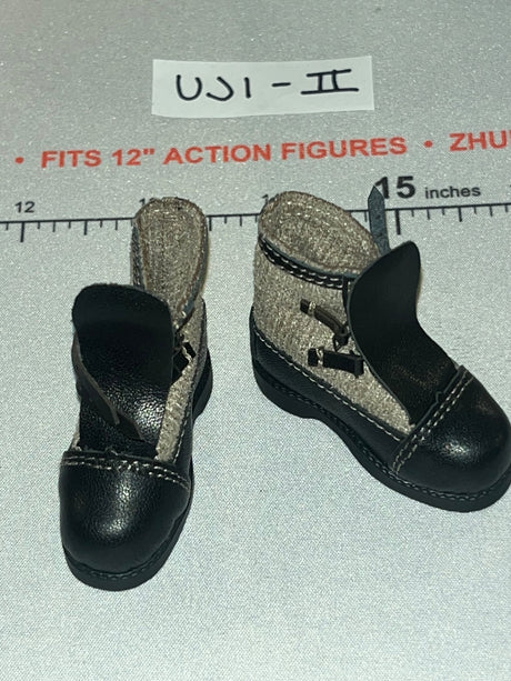 1/6 Scale WWII German Winter Sentry Boots - Infantry in Wachmantel Leningrad 1943 - UD9062 UJINDOU