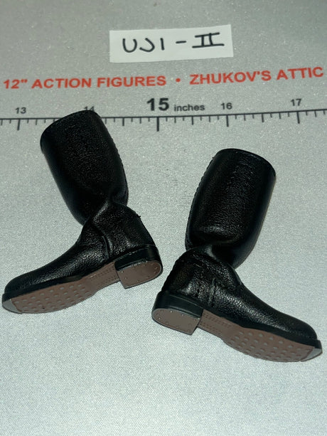 1/6 Scale WWII German Marching Jack Boots - Infantry in Wachmantel Leningrad 1943 - UD9062 UJINDOU