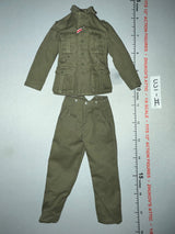 1/6 Scale WWII German Uniform Jacket and Trousers Set - Infantry in Wachmantel Leningrad 1943 - UD9062 UJINDOU