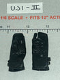 1/6 Scale WWII German Combat Gloves Pair - Infantry in Wachmantel Leningrad 1943 - UD9062 UJINDOU