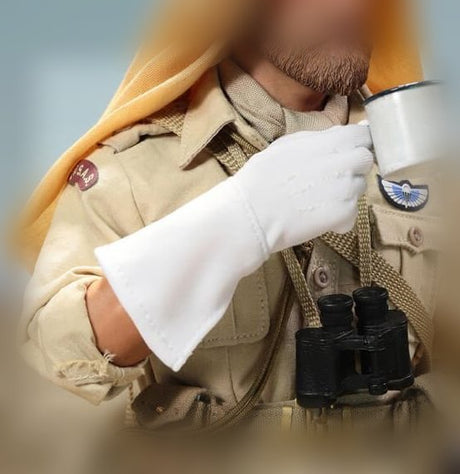*Preorder* 1/6 Scale 17 White gloves - 1/6 WWII British SAS Special Forces Colonel – Alan - DID K80197 DID