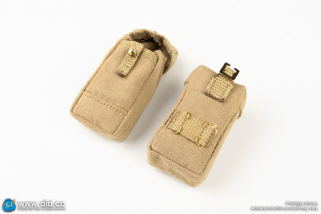 *Preorder* 1/6 Scale Bren Gun Ammo pouch Set - 1/6 WWII British SAS Special Forces Colonel – Alan - DID K80197 DID