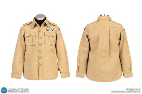 *Preorder* 1/6 Scale Desert service shirt - 1/6 WWII British SAS Special Forces Colonel – Alan - DID K80197 DID