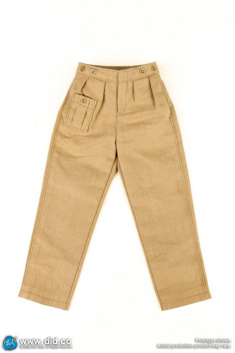 *Preorder* 1/6 Scale Desert trousers - 1/6 WWII British SAS Special Forces Colonel – Alan - DID K80197 DID