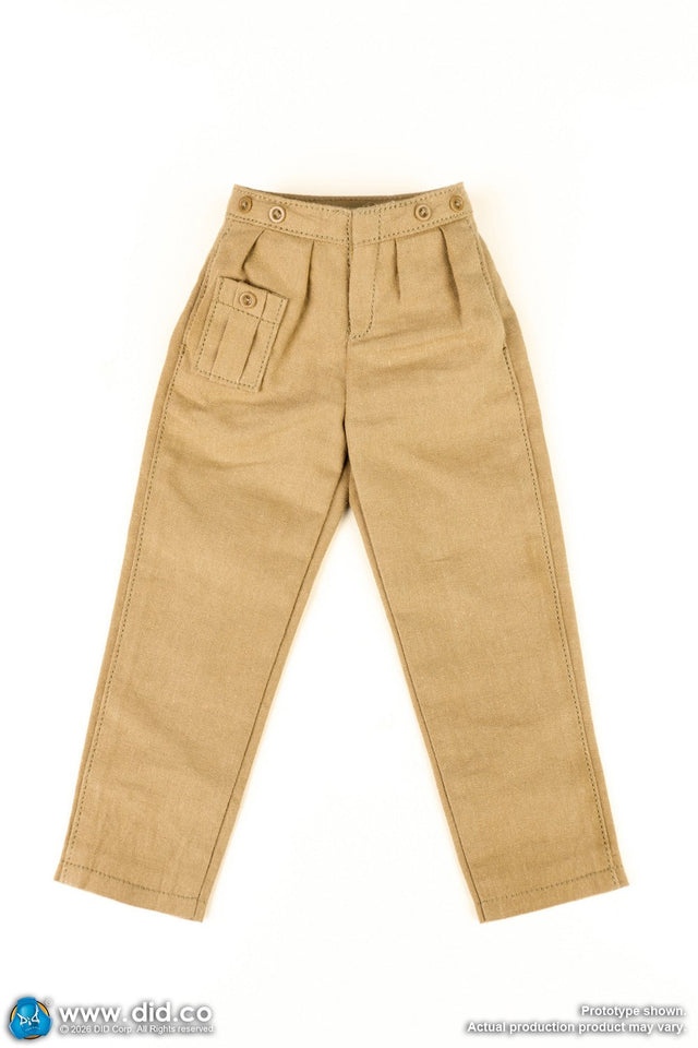 *Preorder* 1/6 Scale Desert trousers - 1/6 WWII British SAS Special Forces Colonel – Alan - DID K80197 DID