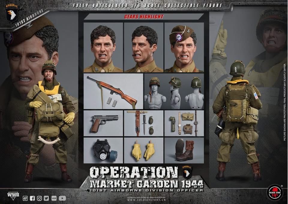 Pre-order: 1/6 Scale WWII US 101st Airborne Paratrooper Officer