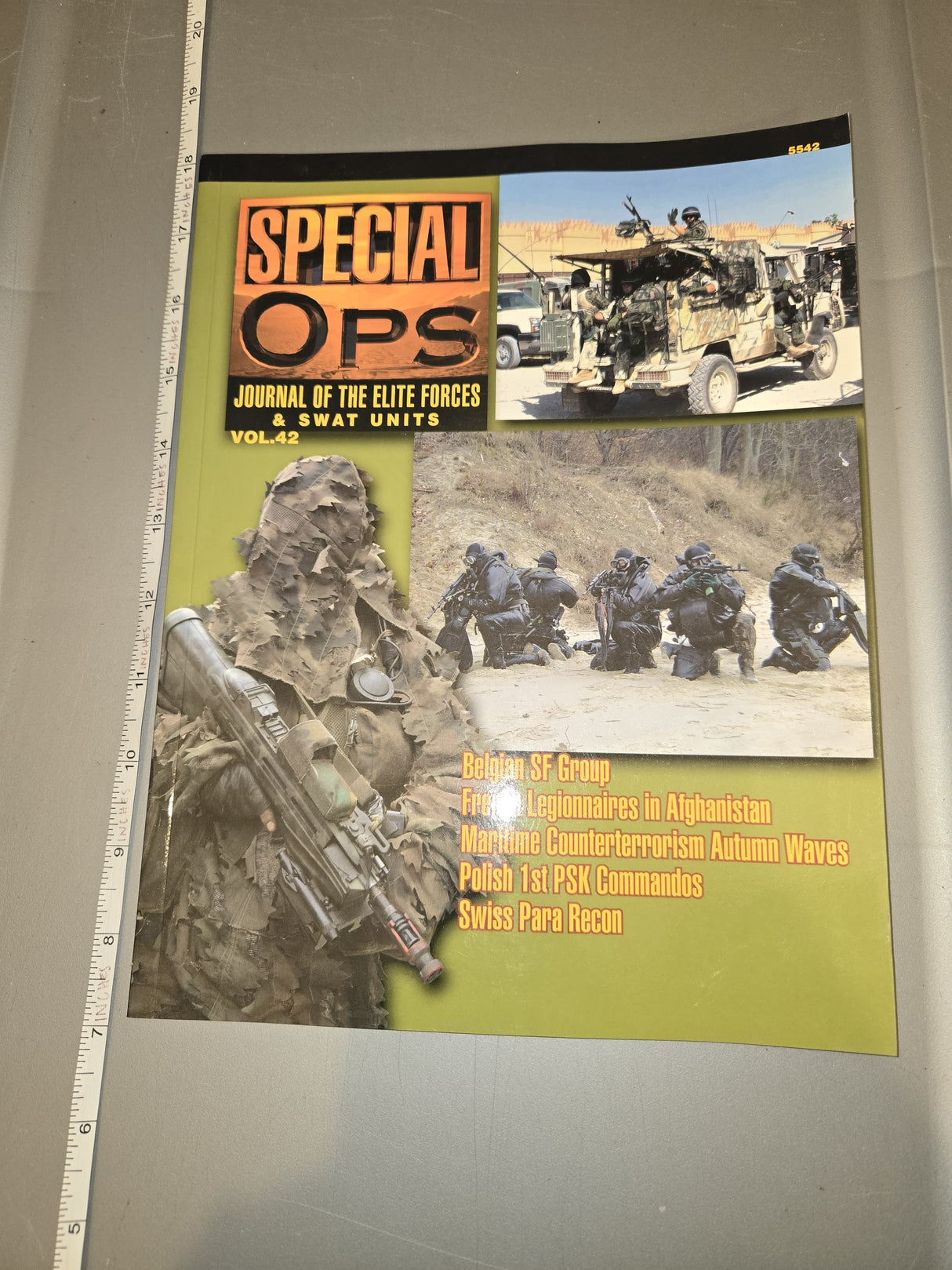 Special Ops Journal of the Elite Forces & SWAT Units Vol. 42 - Concord Publications Reference Book