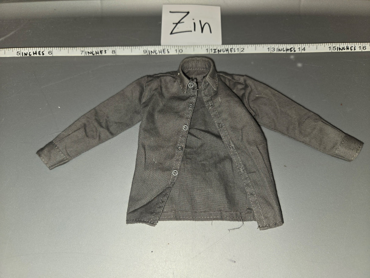 1/6 Scale WWII German Grey Work Shirt - Zin