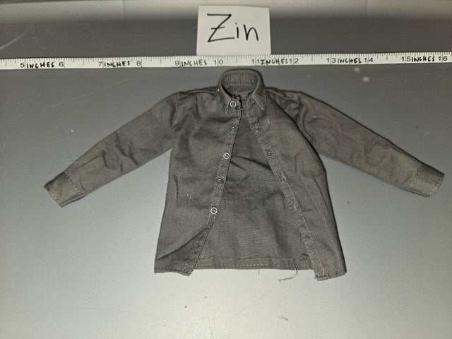 1/6 Scale WWII German Grey Work Shirt - Zin