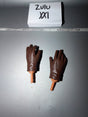 1/6 Scale WWII US Brown Gloved Hands - Zulu XXI
