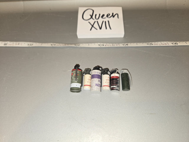 1/6 Scale Modern Era CS Gas Grenade Lot - Queen XVII