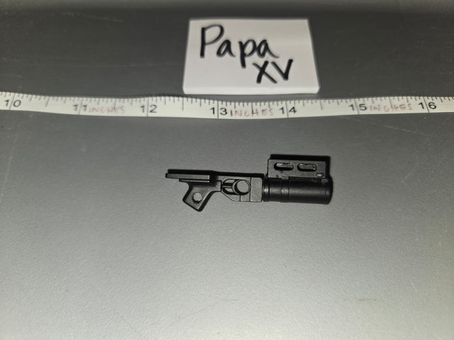 1/6 Scale Modern Era Tactical Weapon Light with Rail Mount - Papa XV