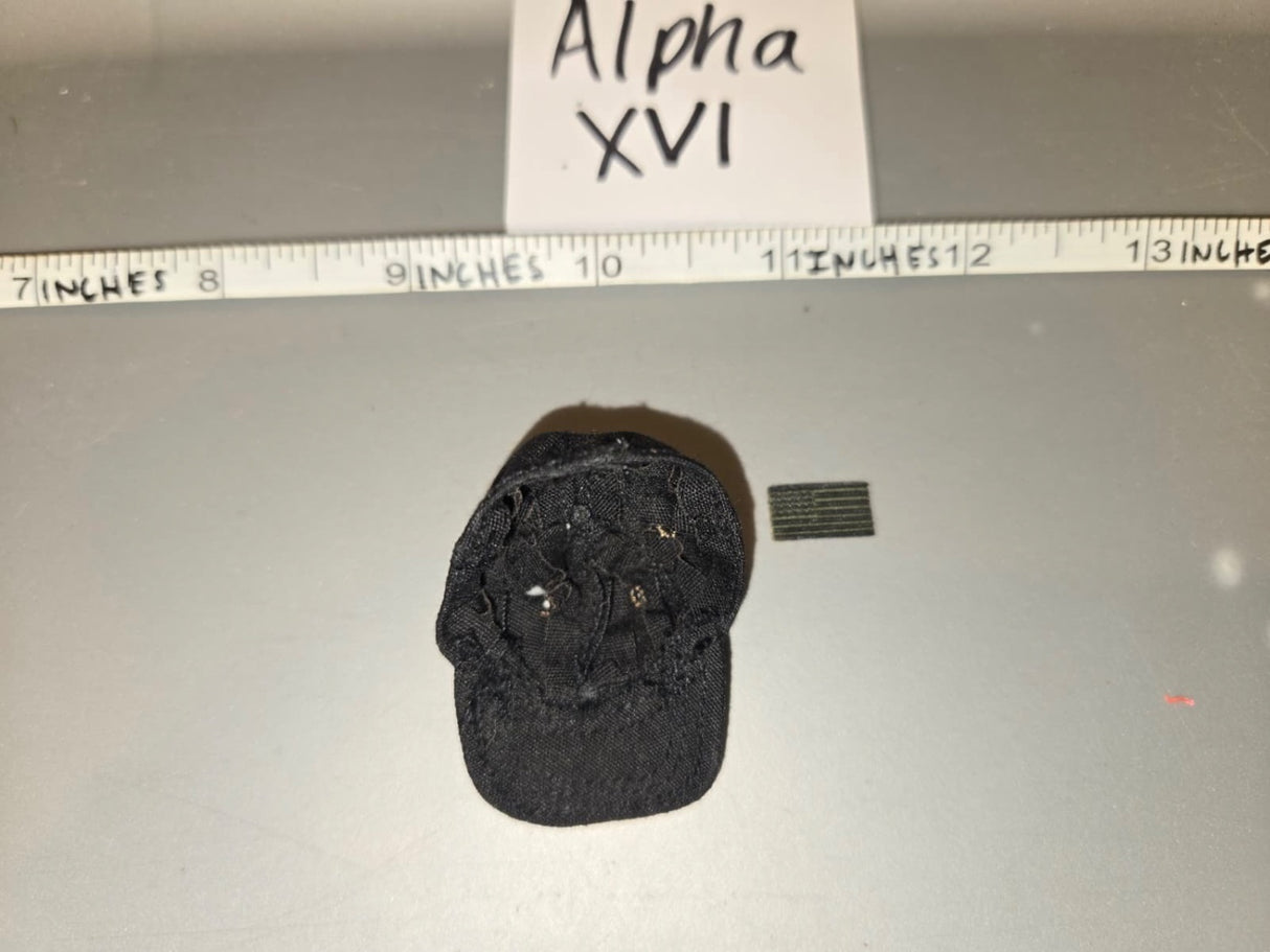 1/6 Scale Modern Era US Tactical Baseball Cap with Flag Patch - Alpha XVI