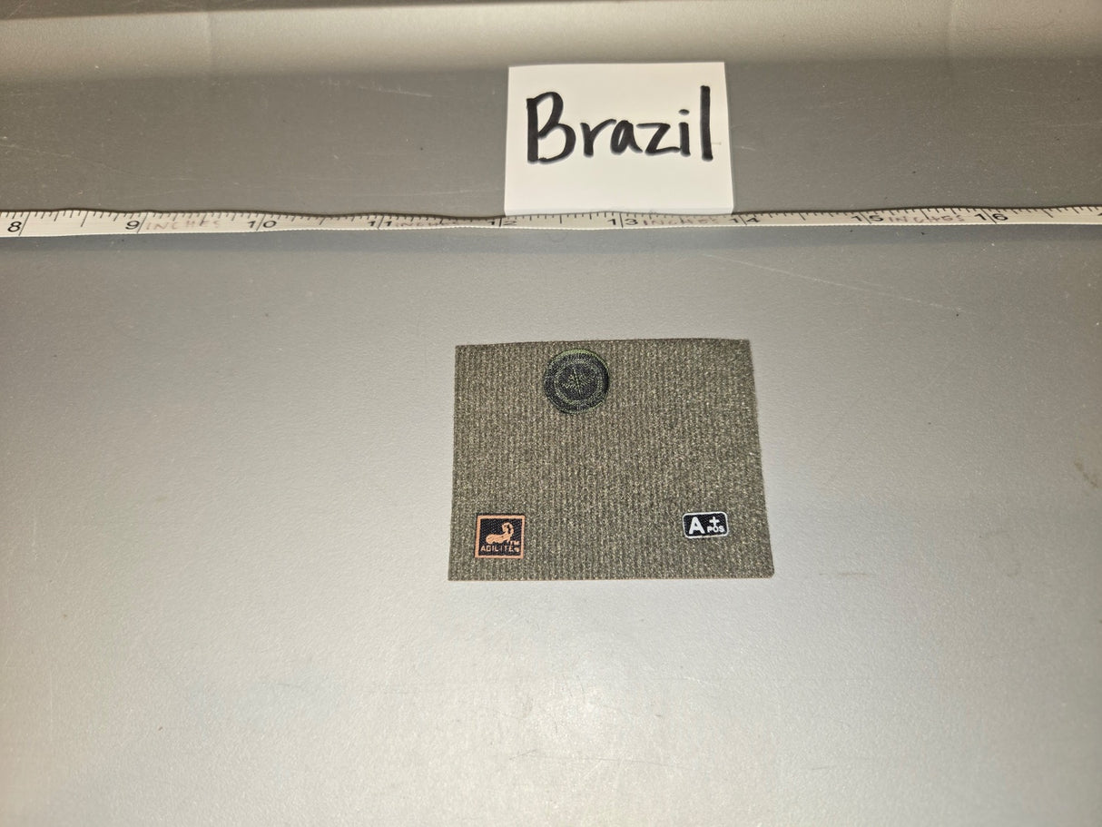 1/6 Scale Modern Israeli IDF Agilite Patch Lot - Brazil
