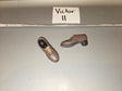 1/6 Scale WWII US Brown Oxford Dress Shoes - Victor II