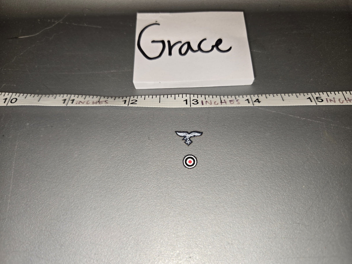 1/6 Scale WWII German Luftwaffe Breast Eagle and Cockade Insignia - Grace
