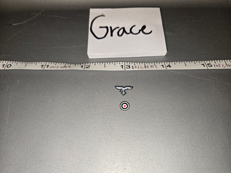 1/6 Scale WWII German Luftwaffe Breast Eagle and Cockade Insignia - Grace
