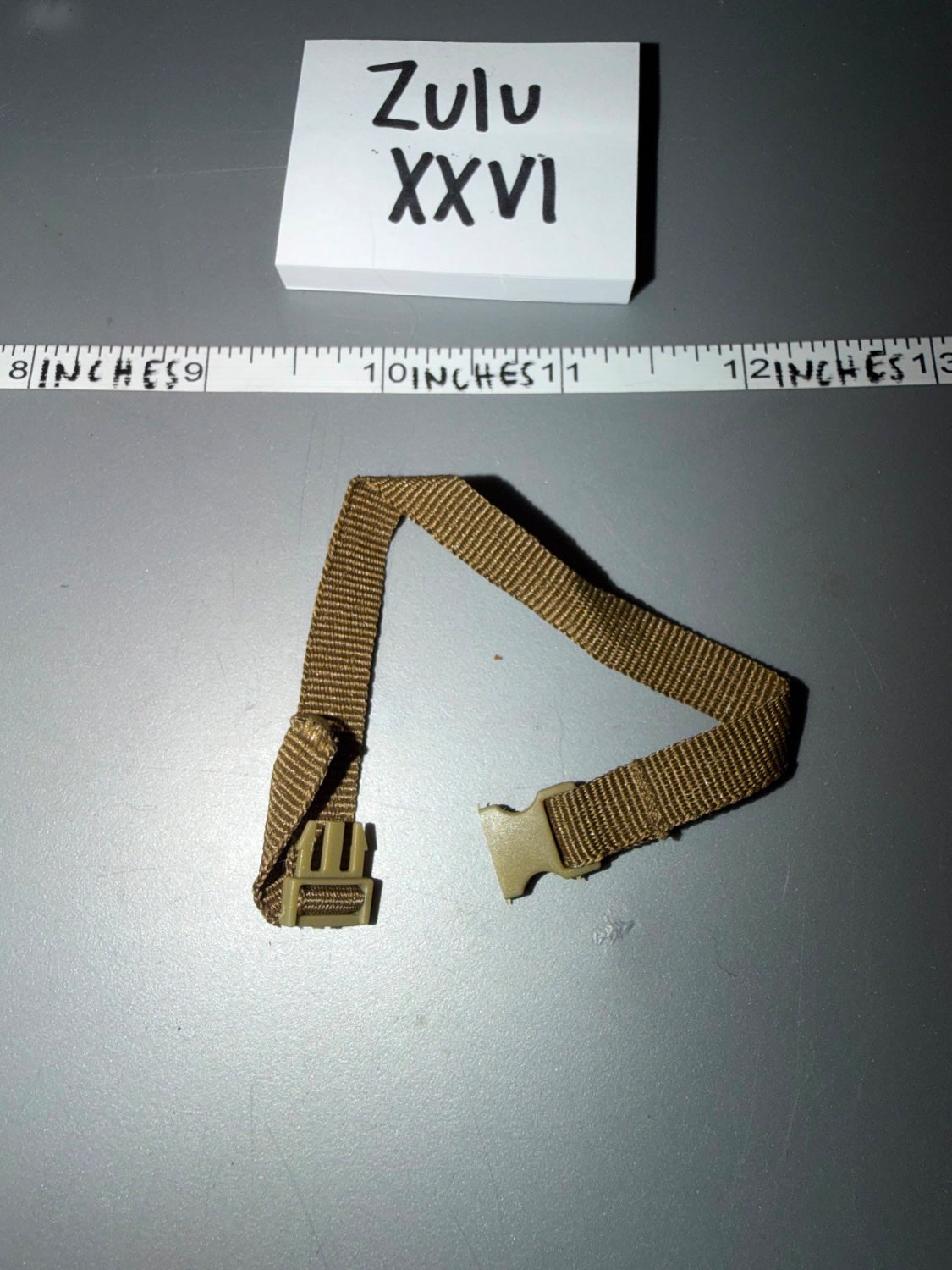 1/6 Scale Modern Era Tan Belt with Quick Release Buckle
